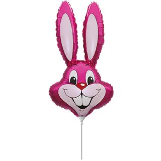 mini-rabbit-head-hot-pink-foil-balloon