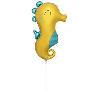 Mini Seahorse Foil Balloon