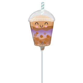 Mini Sippy Friends Boba Tea Foil Balloon
