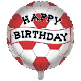 No.1Football Fan/Happy Birthday 18" foil