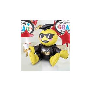 18" Sitting Grad Multi-Balloon