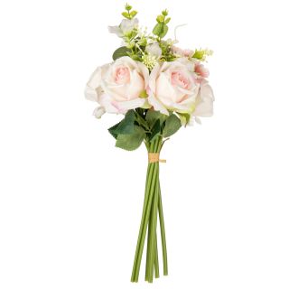 Rose Bunch Hand Tied Pink
