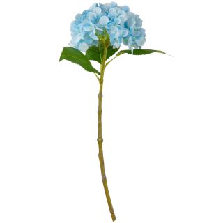 Small Head Hydrangea Light Blue Single Stem