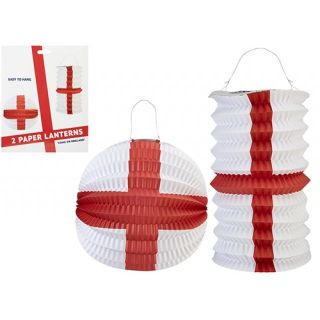 St George Paper Lantern 2pc