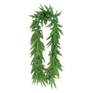 Tropical Island Fern Leaf Lei Light Green