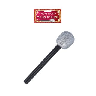 Microphone Silver Glitter 