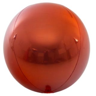 15" Orange Anagram  Orbz Foil Balloon