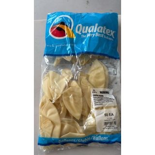 16" Diamond Clear Qualatex Latex Balloons 50ct