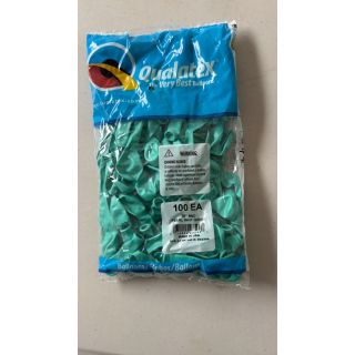 5" Pearl Mint Green Qualatex Latex Balloons 100ct