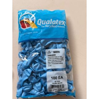 5" Pearl Azure Qualatex Latex Balloons 100ct