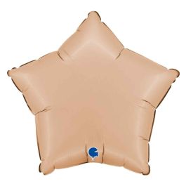 18" Grabo Star Satin Nude Foil