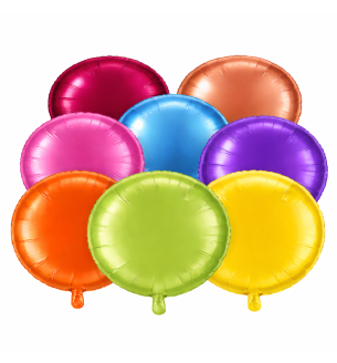 18" North Star Round Foil Balloon