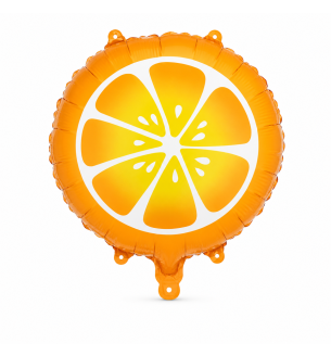 Orange Slice Party Deco Foil Balloon