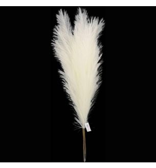 115cm Artificial Pampas Grass Ivory x 4pcs