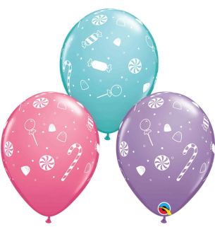 11" Candies & Confetti Latex Balloons 25ct