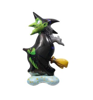 122cm--bambo--party-witch-on-broom-foil-balloon