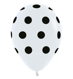12inch-white-with-black-dots-latex-balloons-005-25ct