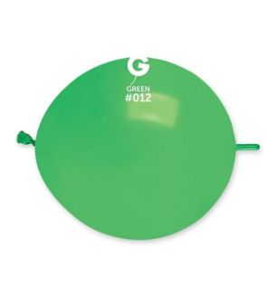 13" Gemar Green 012 Link Latex Balloons 50ct