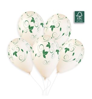 13" Gemar Leaves 106 Latex Balloons 25ct