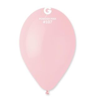 13" Gemar Powder Pink 107 Latex Balloons 50ct
