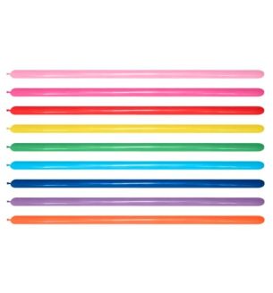 160s Sempertex Assorted 000 Modelling Latex Balloons 80ct