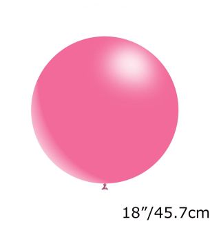 18" Decotex Bubble Gum Pink 33 Latex Balloons 10ct