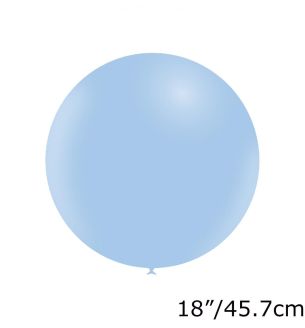 18" Decotex Matte Pastel Blue 106 Latex Balloons 10ct