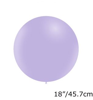 18" Decotex Matte Pastel Lilac 108 Latex Balloons 10ct