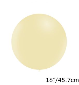 18" Decotex Matte Pastel Yellow 109 Latex Balloons 10ct