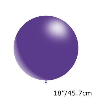 18" Decotex Purple 36 Latex Balloons 10ct