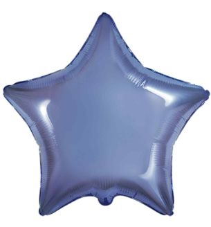 18" Flexmetal Star Lilac Foil Balloon