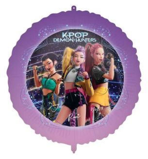 18" K-Pop Demon Hunters Round Foil Balloon