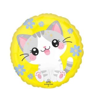 18" Kitty Anagram Foil Balloon