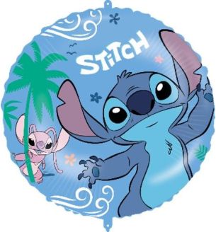 18" Stitch Disney Round Foil Balloon