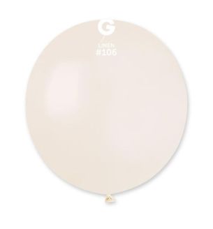 19" Gemar Linen 106 Latex Balloons 25ct