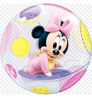 22inch Deco Bubble Minnie Mouse Baby Balloon