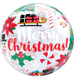 22" Everything Christmas Bubble Balloon