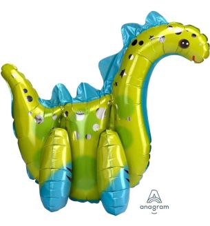 23" Anagram Brontosaurus Dinosaur Multi Foil Balloon