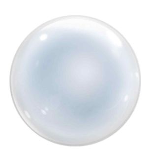 24" Deco Bubble Clear 1ct