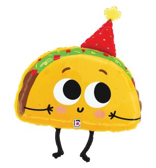 30" Betallic Party Taco Foil Balloon