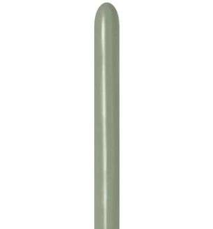 260S Sempertex Pastel Dusk Laurel Green 127 Latex Balloons 50ct