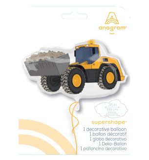 35" Excavator Construction Foil Balloons
