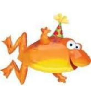 26" Party Frog Foil Balloon