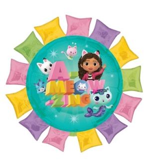27" Gabby's Dollhouse Supershape Foil Balloon