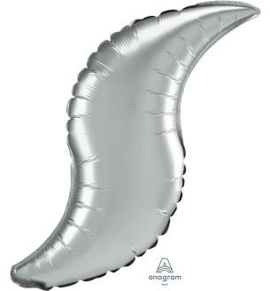28" Platinum Curve Foil Balloon 3ct