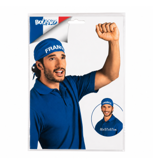 France Supporter Bandana-Blue Headscarf