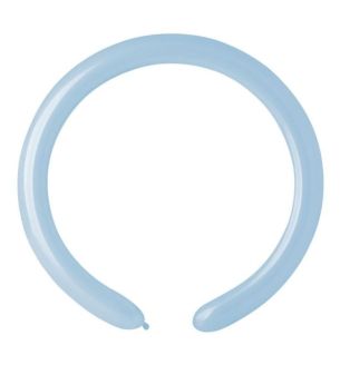 2" Gemar Powder Blue 108 Modelling Latex Balloons 100ct