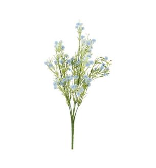 33cm Gypsophila Bush Baby Blue