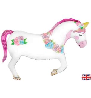 34-oaktree-unicorn-flowers-metalic-horse