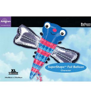 34" Dragonfly SuperShape Foil Balloon